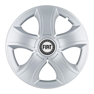 Set 4 Capace Roti 14 inchi (R14) Bis Gri, Compatibile Cu Fiat foto