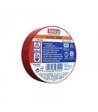 Banda 10m izolatoare TESAFLEX rosu, Tesa