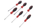 Set Şurubelniţe Phillips/Pozidriv 6 Bucăți SoftFinish