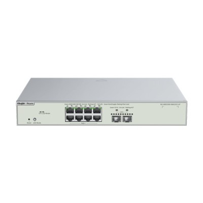 Switch 8 porturi RJ45 2.5G PoE++, 2 porturi SFP+ 10G, L3 Cloud Management - Ruijie RG-NBS5300-8MG2XS-UP foto