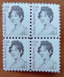 USA-''personalitati-Y''-timbru in bloc de 4-MNH LUX-NESTAMPIL.-VEZI SCAN