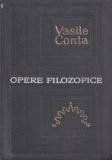 Opere filozofice - Vasile Conta