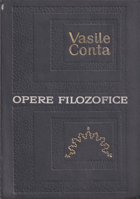 Opere filozofice - Vasile Conta