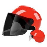 Cumpara ieftin Casca Scuter/Bicicleta FIXATO, Viziera Detasabila, Marime Universala 54-60 cm, Rosu