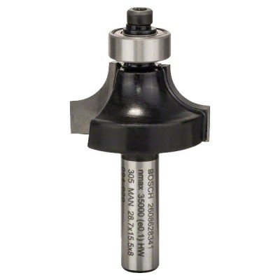 BOSCH Freza de rotunjit Standard pentru lemn 8x28 mm foto