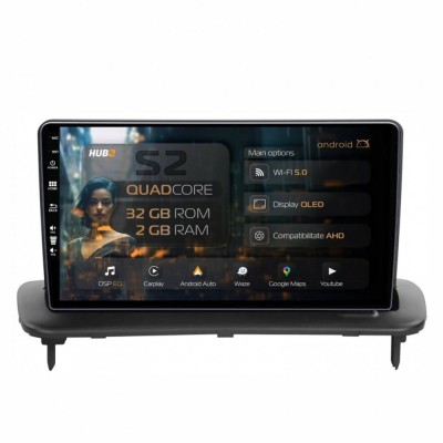 Navigatie Volvo C40 C30 S40 C70 V50 (2004-2012) 2GB RAM Android 13 GPS Wi-FI Carplay Android Auto USB Bluetooth Radio Waze Touchscreen 9 inch foto