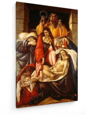Tablou pe panza (canvas) - Sandro Botticelli - Lamentation of Christ foto