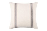 Perna Decorativa Montauban 50x50cm, Culoare Alb/Antracit, 100% Bumbac