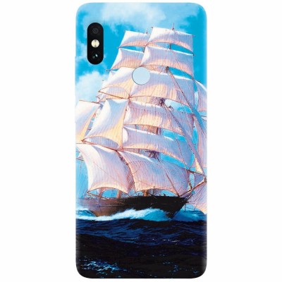 Husa silicon pentru Xiaomi Mi A2, Attractive Art Of Ships foto