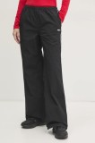 Fila pantaloni Laplace femei, culoarea negru, modelator, FAW0891