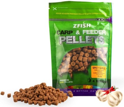 Pelete Zfish Carp &amp;amp; Feeder Hook Pellets, Spicy Garlic, 8mm, 200g foto