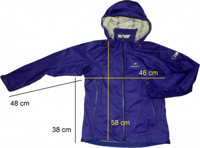 Geaca outdoor EIDER impermeabila, profi, originala (dama S) cod-556708 foto