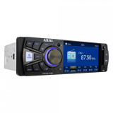 Radio auto 4 x 25 W, 1 DIN, Bluetooth, USB, slot card SD / MMC, Aux display TFT 4 inch, telecomanda, Akai