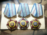 Ordinul Meritul Militar cl.I , II si III , metal si email