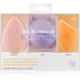 Real Techniques Sponge+ Glow Radiance set aplicatoare(pentru look perfect)