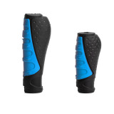 Set 2 mansoane bicicleta Ergo Rival Store, pentru schimbator rotativ dreapta, albastru/negru, lungime 120/90mm