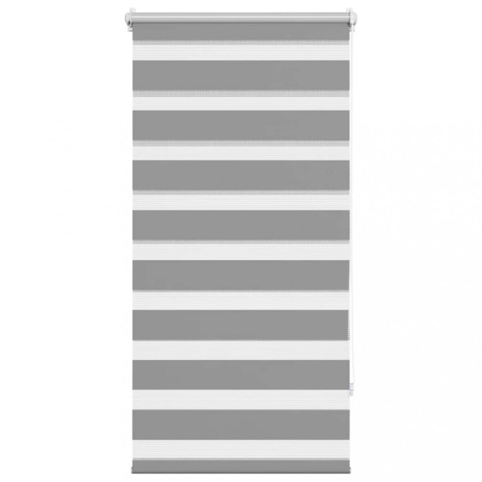 Jaluzea tip zebra, 60 x 120 cm, gri