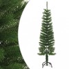 VidaXL Brad de Crăciun artificial subțire cu suport, 150 cm, PE