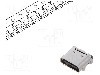 Conector USB C, versiune USB 3.1, in unghi 90&deg;, LUMBERG - 2436 01