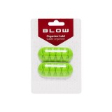 Set 2 Organizatoare de Cabluri Autoadezive, 5 Cleme Fiecare, Verde