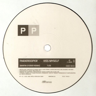 Paratrooper - Kiss Myself (Martin Eyerer Remix) (Vinyl) foto