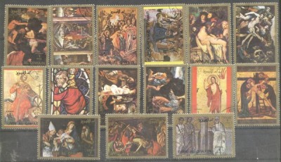 Umm al Qiwain 1972 Paintings, Religion, used AH.002 foto