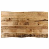 vidaXL Blat de masă contur natural 100x60x3,8 cm lemn masiv mango brut 370694