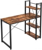 Cumpara ieftin Birou cu rafturi Vasagle, 120x119.3x60cm