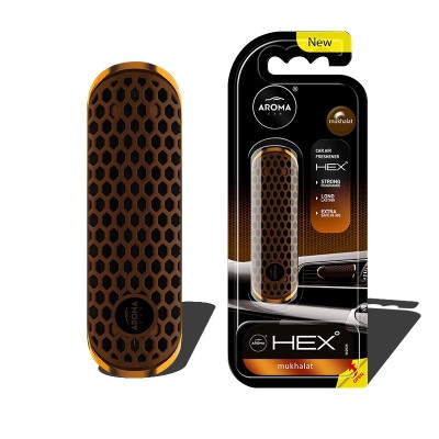 Odorizant auto grila ventilatie AROMA FANCY SHAPES POLYMER HEX Mukhalat AutoDrive ProParts foto