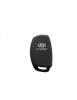 Husa cheie auto din silicon tip briceag Hyundai ix35 iX45 iX25 i10 i30 Sonata Verna Solaris Elantra Elantra Accent Negru, Xenon Bright
