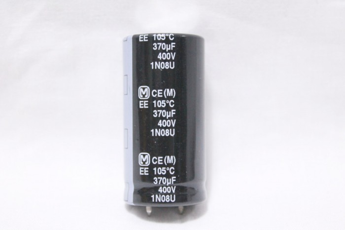 Condensator electrolitic 370uF 400V snap-in Panasonic Matsushita 50x25mm