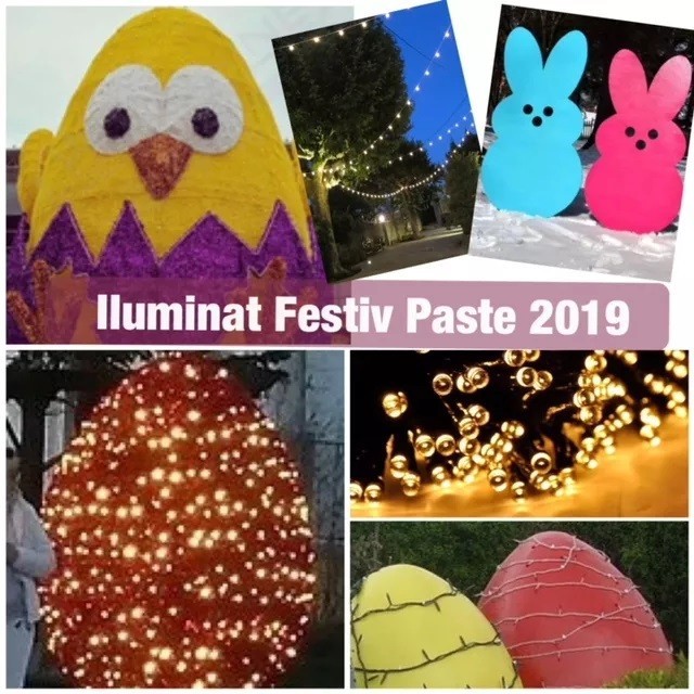 Iluminat Festiv Paste 2019decoratiuni Luminoase Led Primarii