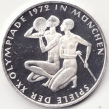 Moneda Argint Proof Germania - 10 Mark 1972 - D