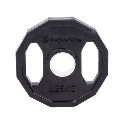 Greutate cauciucata olimpica inSPORTline Ruberton 1.25kg, foto