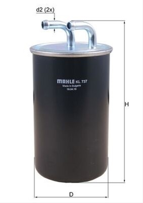 Filtru combustibil KNECHT KL737 foto