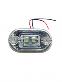 Lampa gabarit 2 LED-uri alb YP-136-B foto