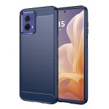 Husa carbon anti-soc pentru motorola moto g85, premium, tech protects, blue