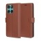 Husa pentru Motorola Edge 60 Fusion / Edge 60, Techsuit, Leather Folio, Maro