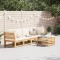 vidaXL Set mobilier grădină cu perne, 6 piese, lemn masiv acacia 3214287
