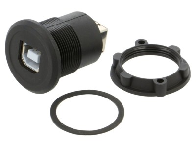 Adaptor USB B soclu USB 2.0 M22 foto