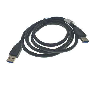Cablu USB 3.0 tata la USB 3.0 tata, Lanberg 42776, lungime 180 cm, negru foto