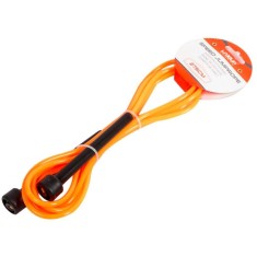 Coarda pentru sarituri de adulti de culoare portocalie, pentru exterior, din Pvc cu manare din plastic foto
