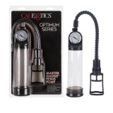 Cumpara ieftin Pompa Penis Calexotics Master Gauge cu Manometru, 20,25 cm, Plastic Medical Transparent, Inel Silicon