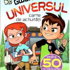 Ben 10. Ben și Gwen salvează lumea Universul. Carte de activități cu autocolante - Paperback brosat - *** - Litera mică