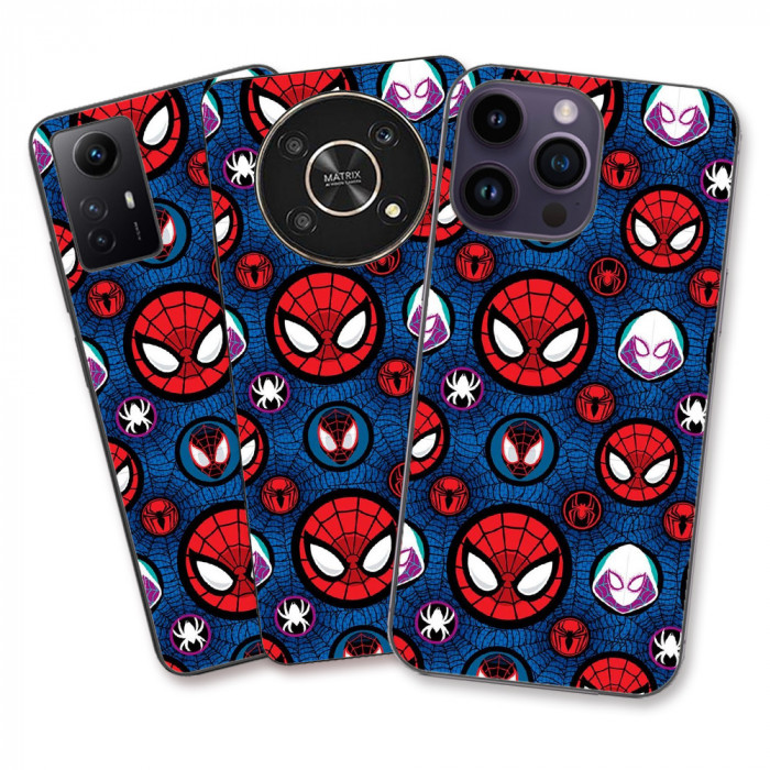 Husa Google Pixel 8 Silicon Gel Tpu Model Spiderman Face Pattern