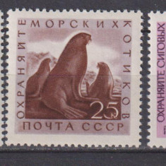 RUSIA U.R.S.S. 1960 FAUNA MI: 2385-2387 MNH