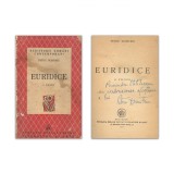 Petru Dumitriu, Euridice, 1947, cu dedicație pentru Ruxandra Oteteleșanu