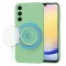 Husa MagSafe pentru Samsung Galaxy A54 A546, Techsuit, SoftFlex, Verde Deschis
