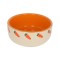 KERBL BOL CERAMIC ROZATOARE MODEL MORCOVI 500ML FI 13CM
