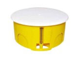 Doza rotunda de legatura pentru ghips, carton, diametru 100mm